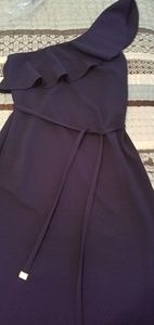 Jessica Simpson One Shoulder Ruffle Dress